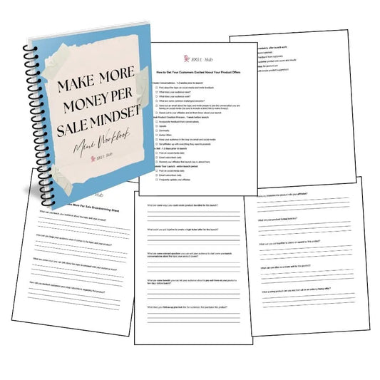 Make More Per Sale Mindset Checklist And Worksheet Plr Reports