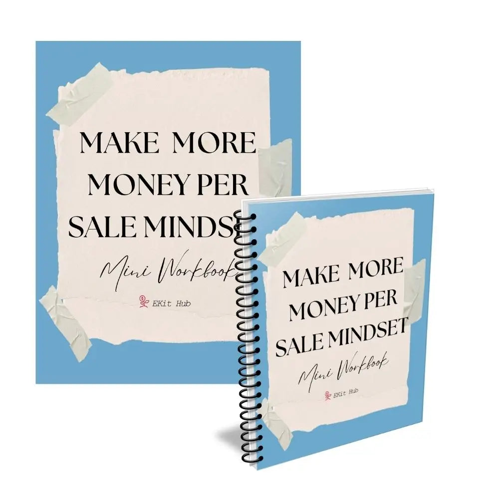 Make More Per Sale Mindset Checklist And Worksheet Plr Reports