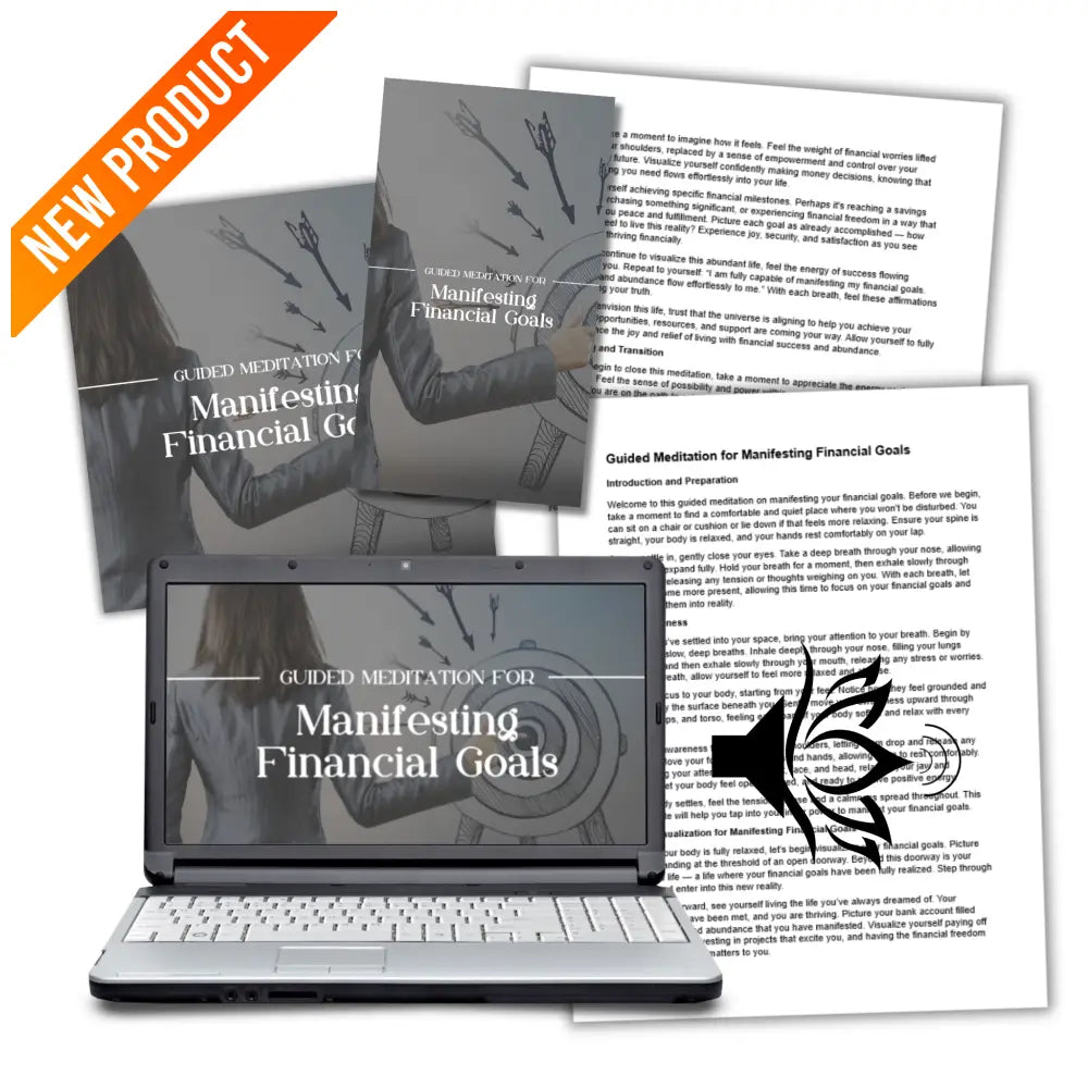 Manifesting Financial Goals Done-For-You Meditation Plr Business Templates