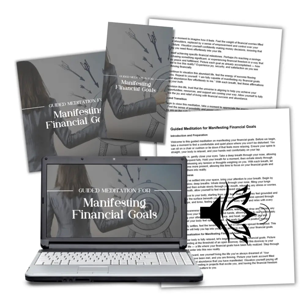 Manifesting Financial Goals Done-For-You Meditation Plr Business Templates