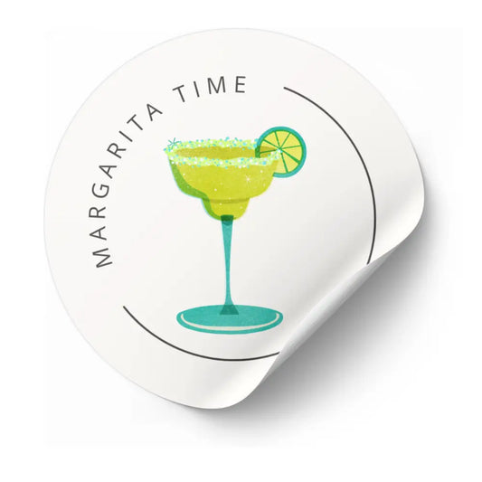 Printable Food and Drink Sticker - "Margarita Time"