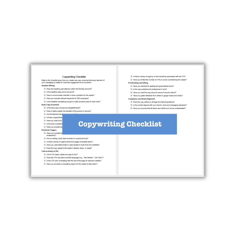 Mastering Sales Funnels & Copywriting Guide + Templates Business