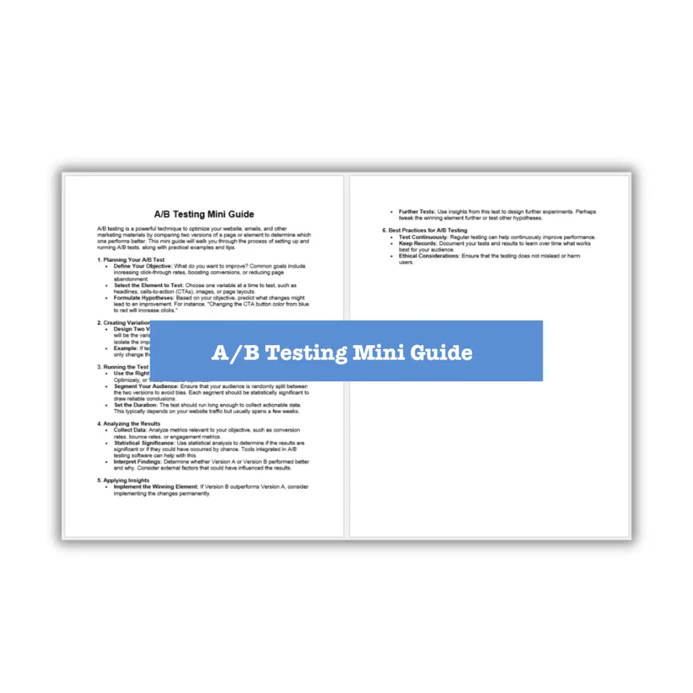 Mastering Sales Funnels & Copywriting Guide + Templates Business