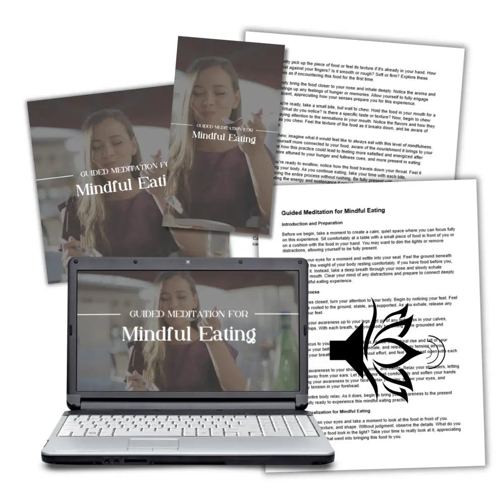 Mindful Eating Done-For-You Guided Meditation Plr Business Templates