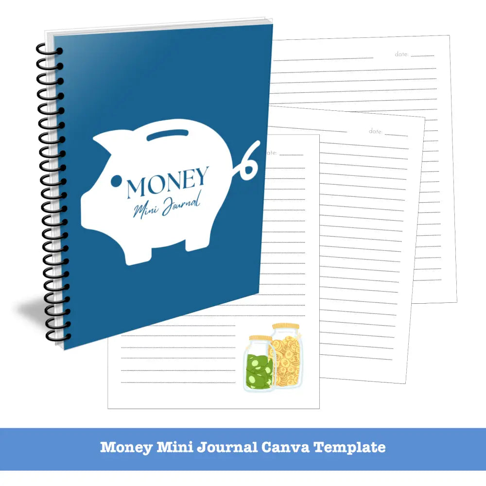 Money Canva Journal Template - Mini Plr Templates