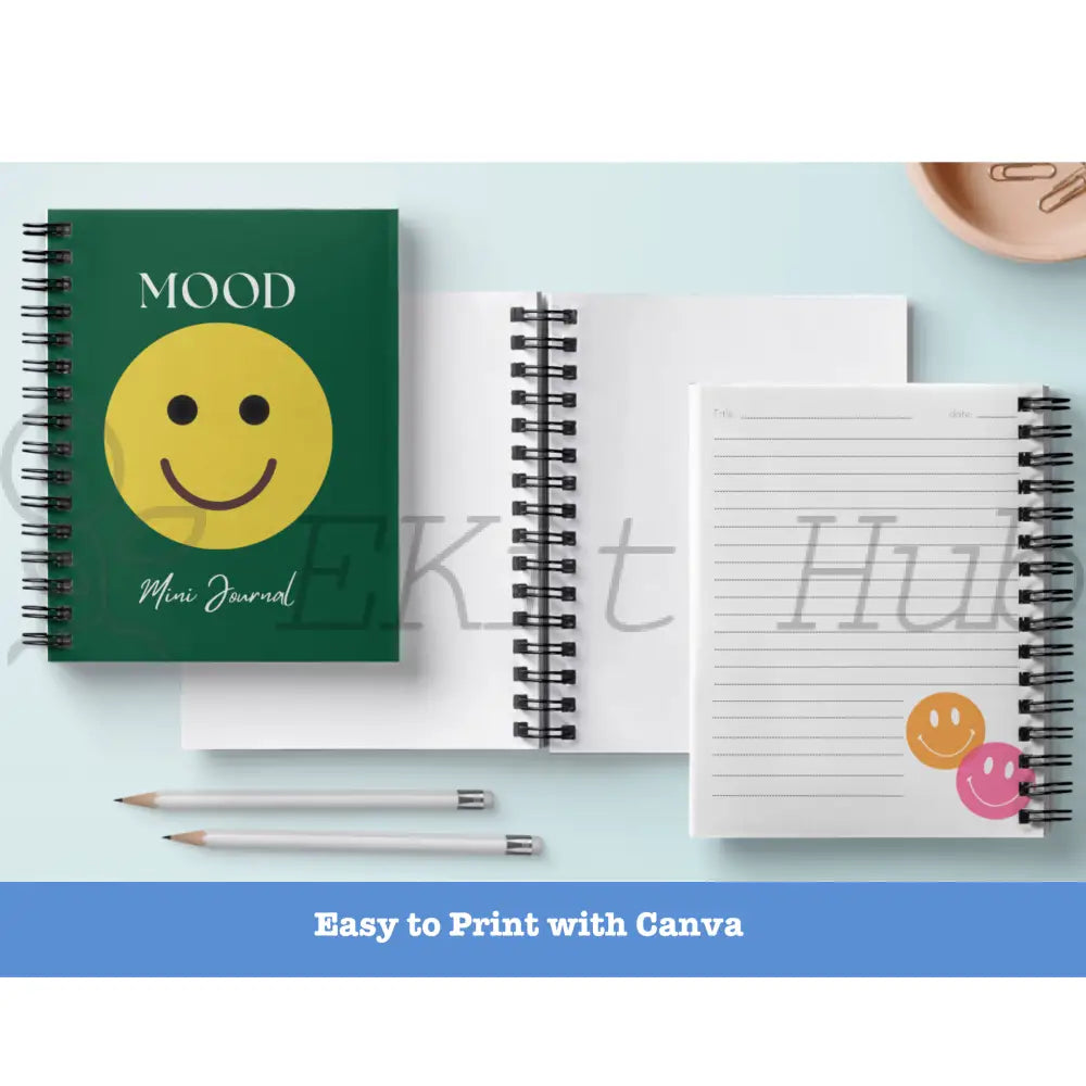 Mood Journal Template - Canva Mini Plr Templates