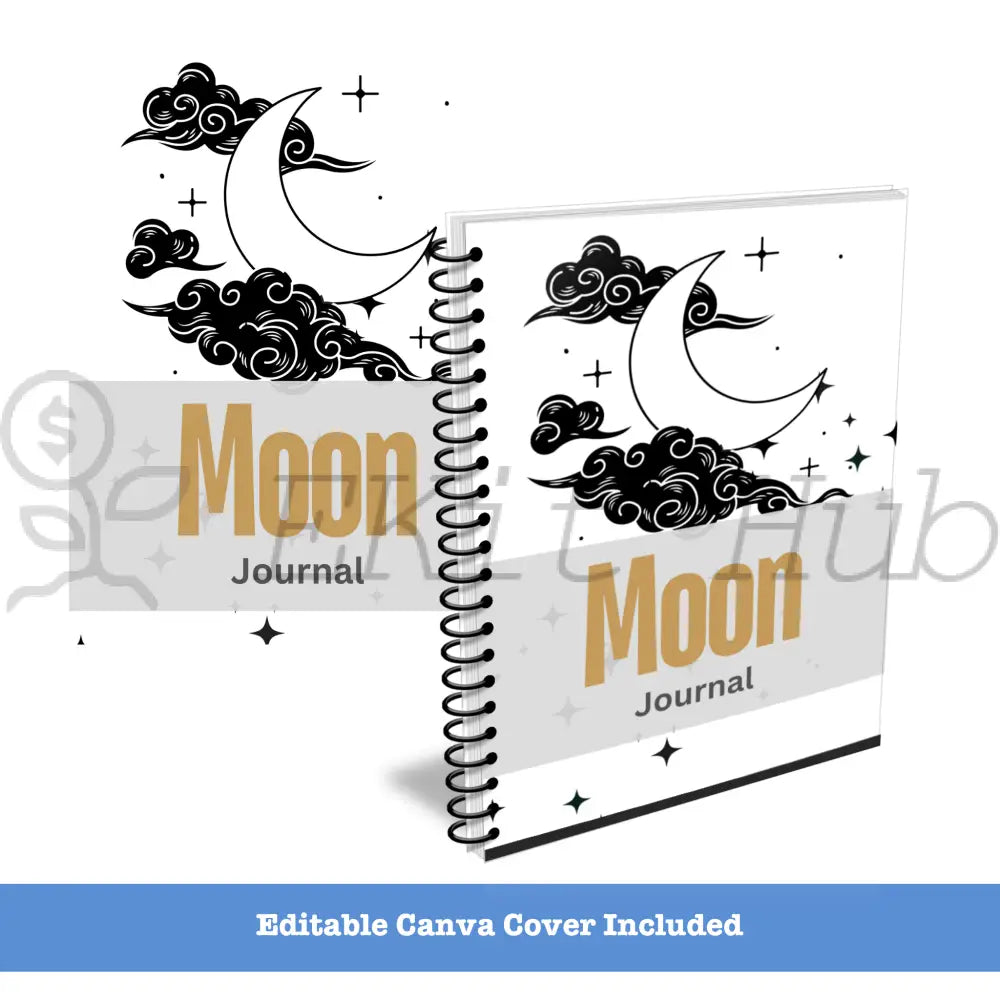 Moon - Printable Canva Plr Journal Templates