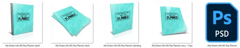 My Dream Life 365-Day Printable Planner Plr Planners