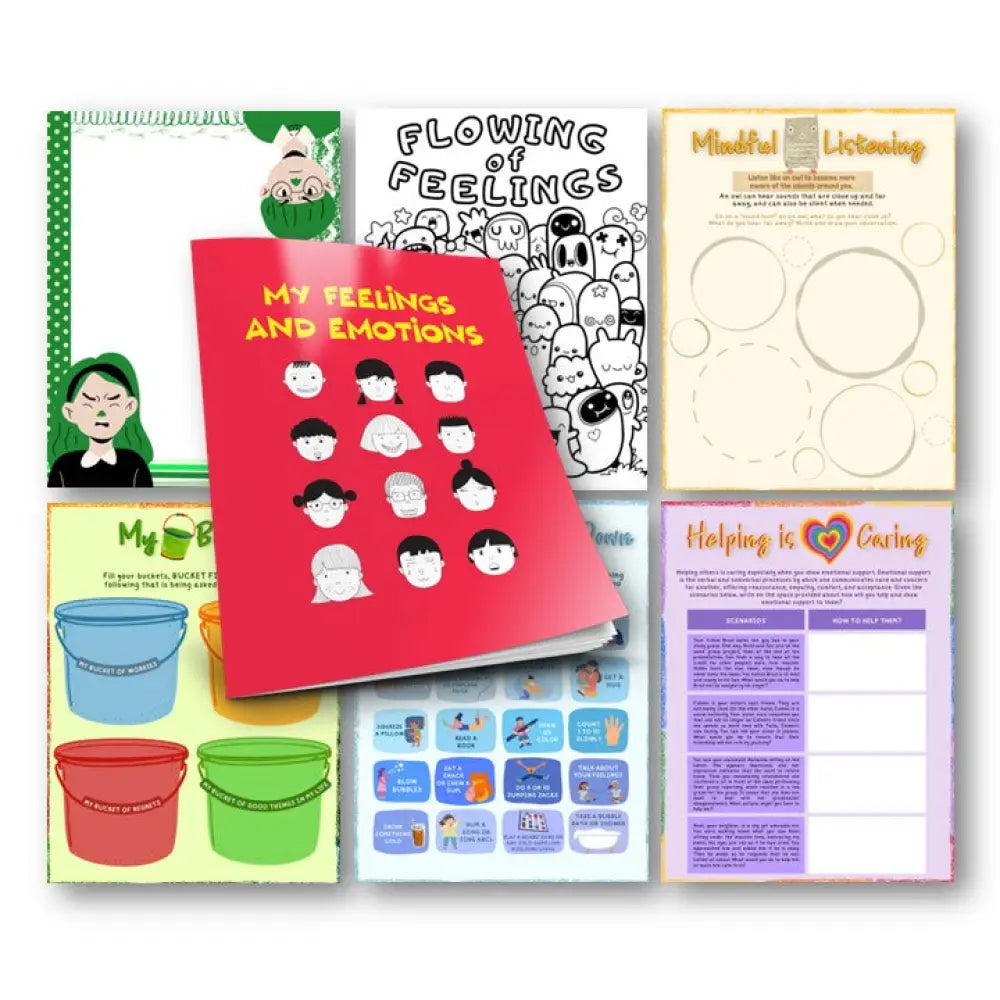 ’My Feelings & Emotions’ Kid’s Workbook - Plr Rights Printable Journals