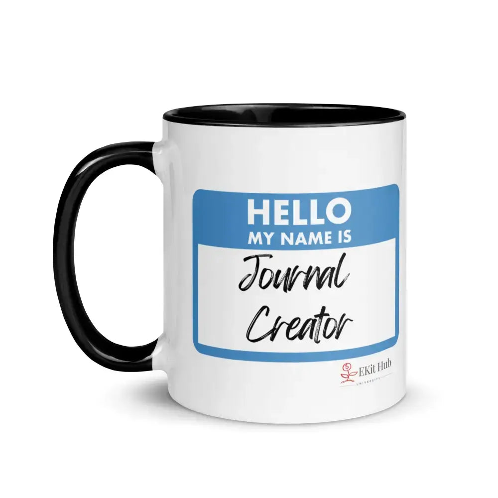 ’My Name Is Journal Creator’ Mug