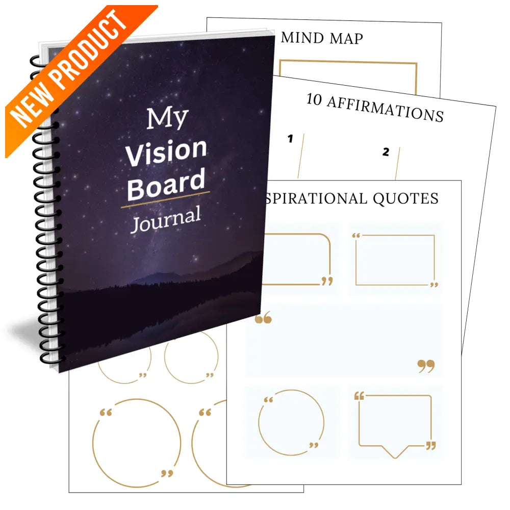 My Vision Board - Printable Canva Plr Journal Templates