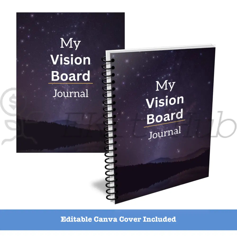 My Vision Board - Printable Canva Plr Journal Templates