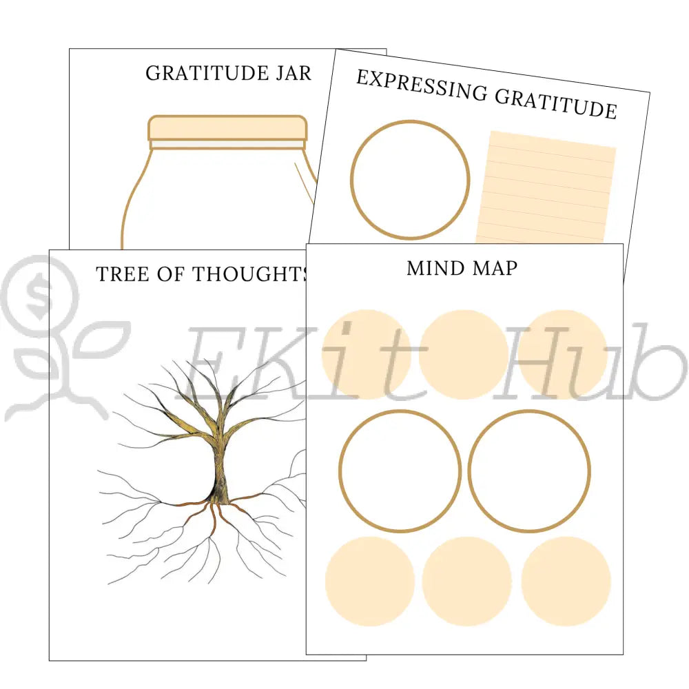 My Vision Board - Printable Canva Plr Journal Templates