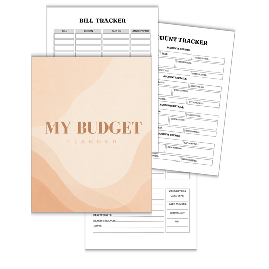 My Budget - PLR Planning Workbook