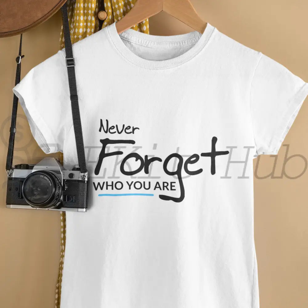 Never Forget Who You Are Plr Poster Graphic - For Print-On-Demand Wall Art And More Printable