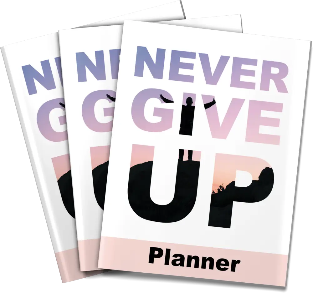 never give up plr planner