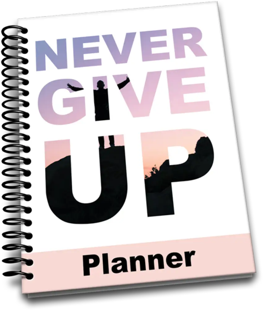 never give up plr planner
