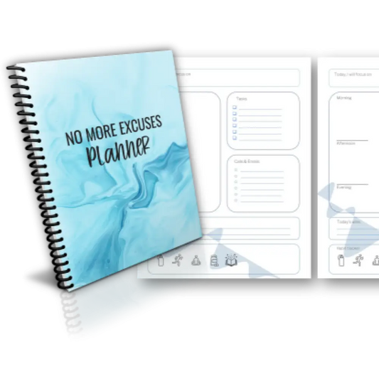 No More Excuses Stop Procrastinating 365-Day Printable Planner With Private Label Rights Plr