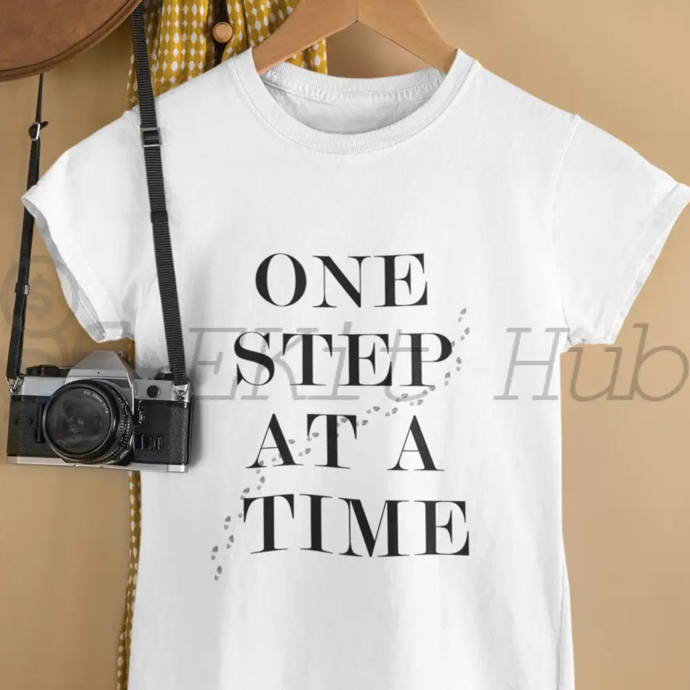 One Step At A Time Plr Poster Graphic - For Print-On-Demand Wall Art And More Printable Graphics