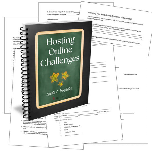 Online Challenge Templates + Guide With Plr Rights Business