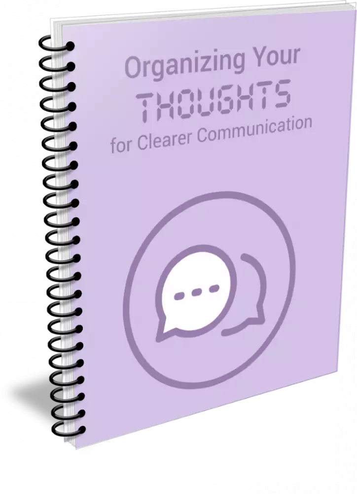 organizing your thoughts for clearer communication plr report
