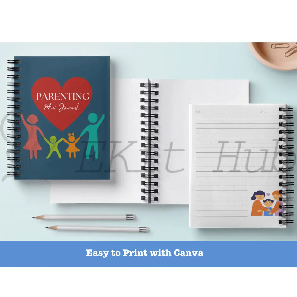 Parenting Template - Canva Mini Plr Journal Templates