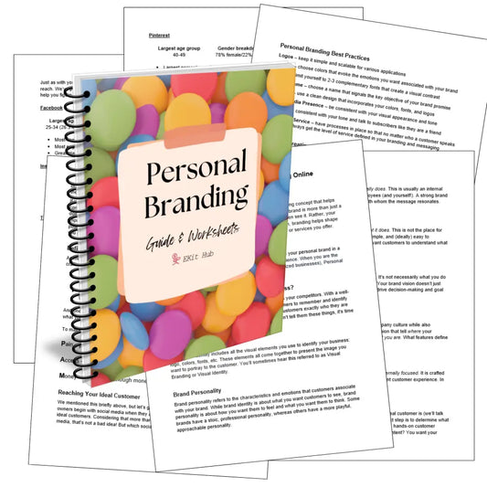 Personal Branding Guide And Worksheets Business Templates