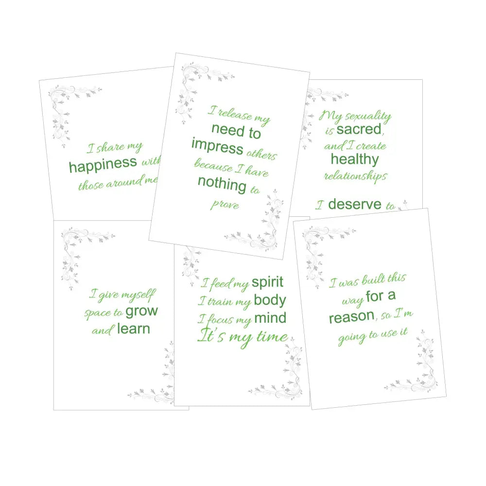 Personal Growth Mantras And Affirmations - Card Deck Plr Business Templates