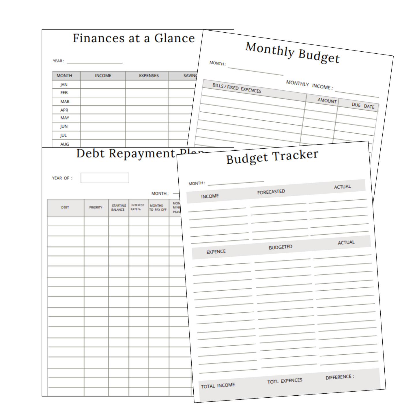 Premium Money Mindset Planner PLR - Canva Template Included