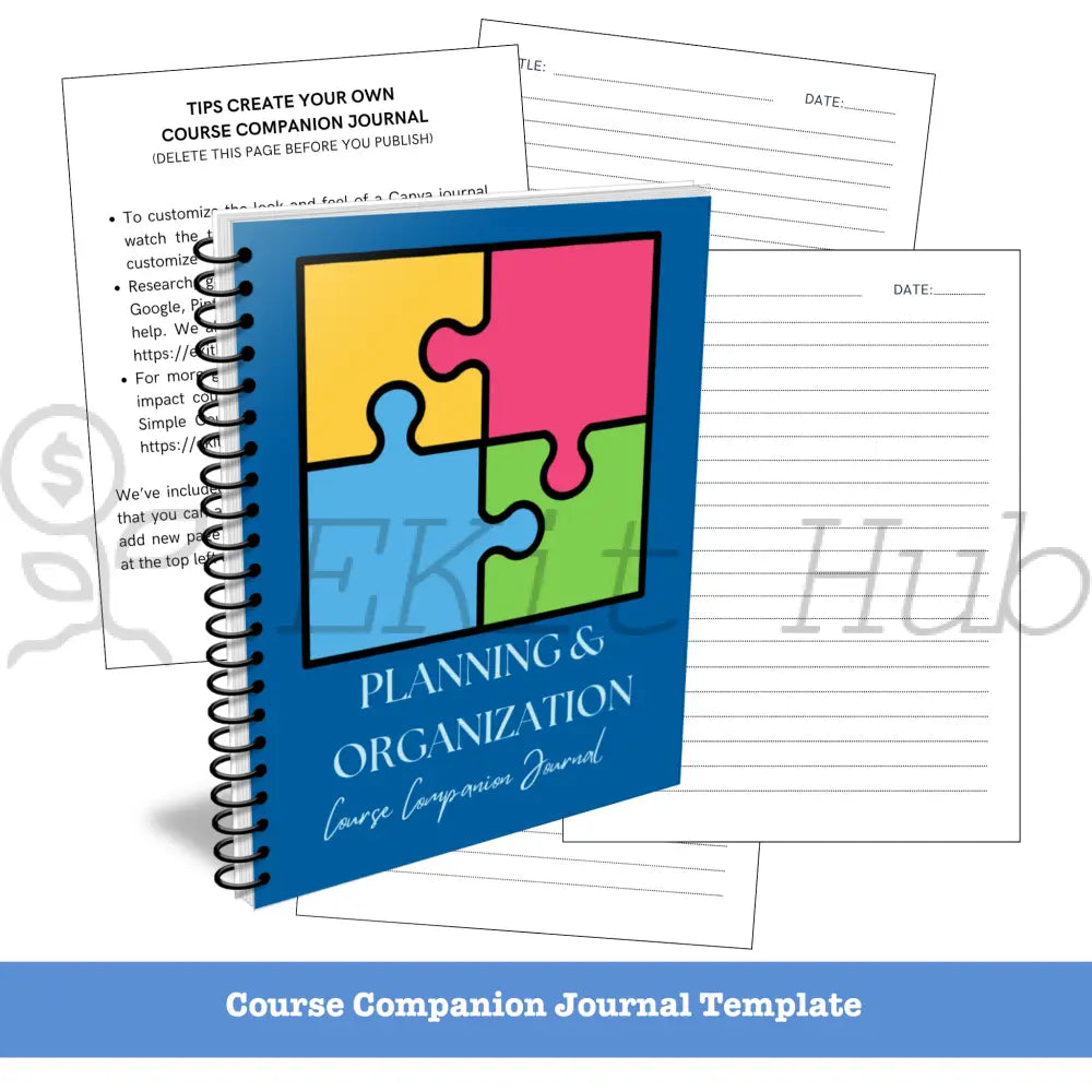 Course Creation Templates for Planning & Organization