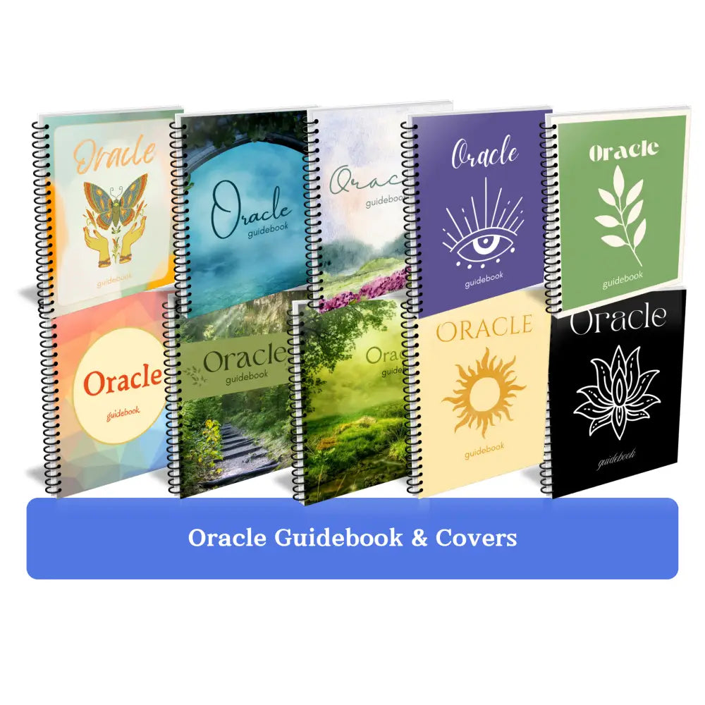 Plr Oracle Card Deck Canva Template Pack With Guidebook Business Templates