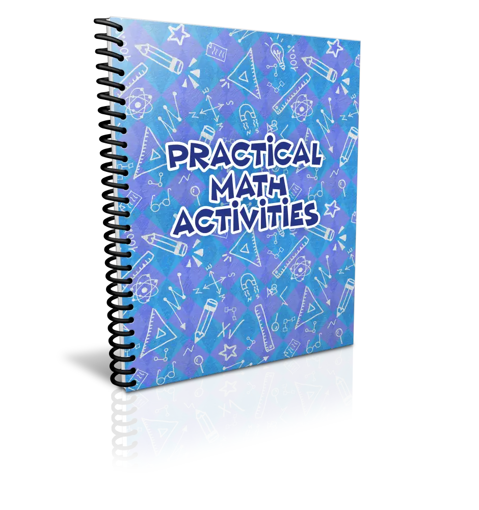 ’Practical Math Activities’ Kid’s Workbook - Plr Printable Journals