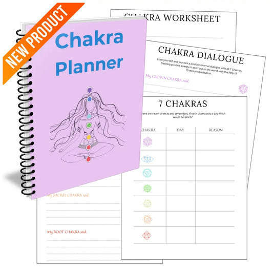 Premium Chakra Planner - Plr With Canva Template Printable Planners