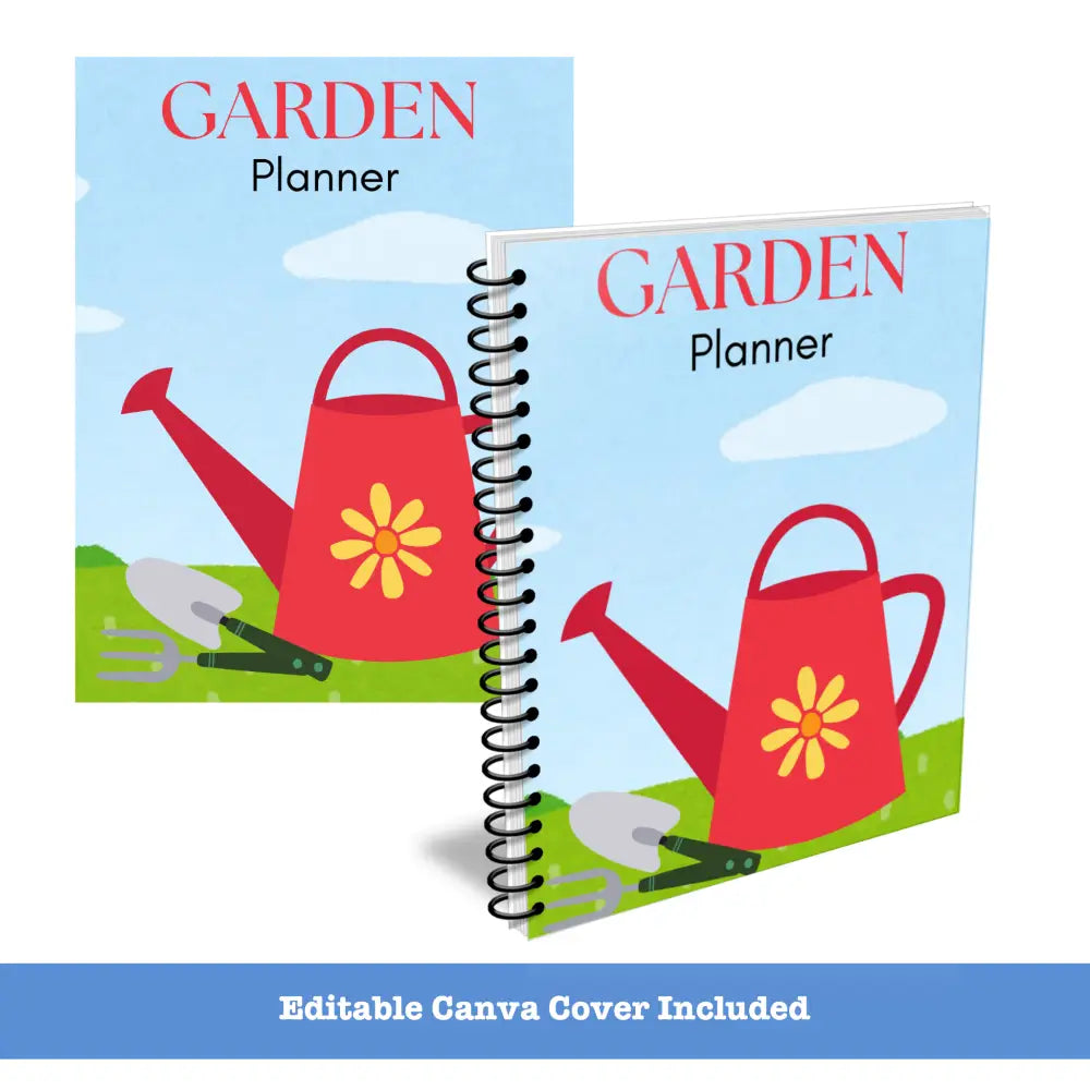 Premium Garden Planner Plr - With Canva Template Printable Planners