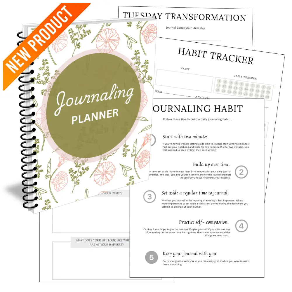 Premium Journaling Planner - Plr With Canva Template Printable Planners