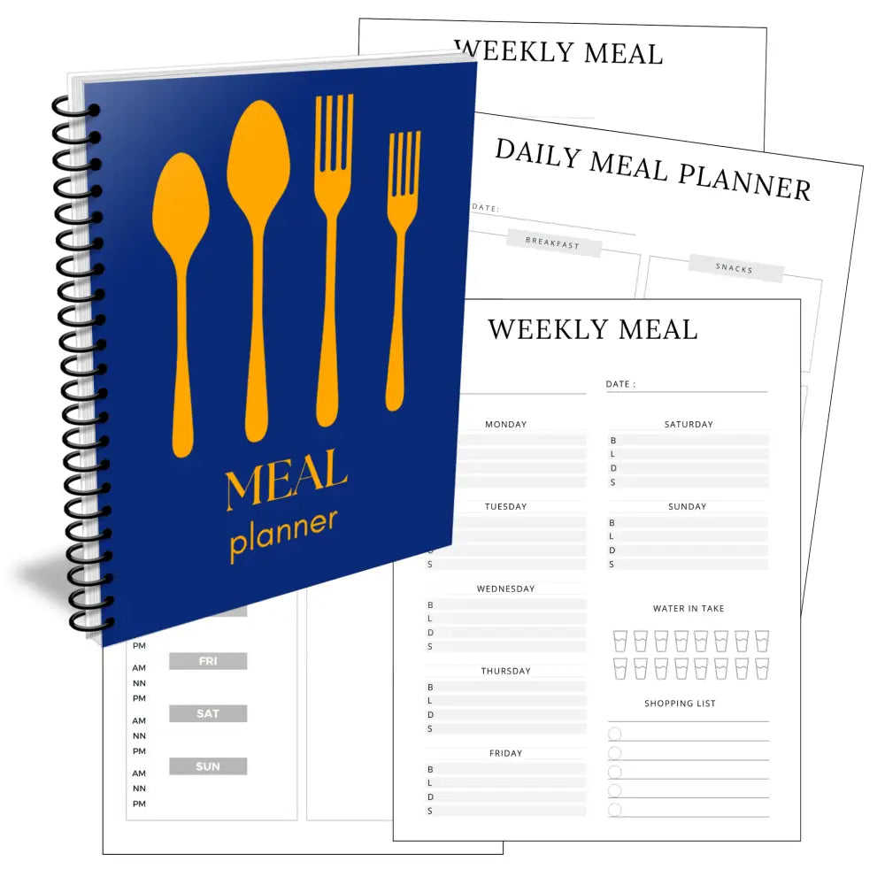 Premium Meal Planner - Plr With Canva Template Printable Planners