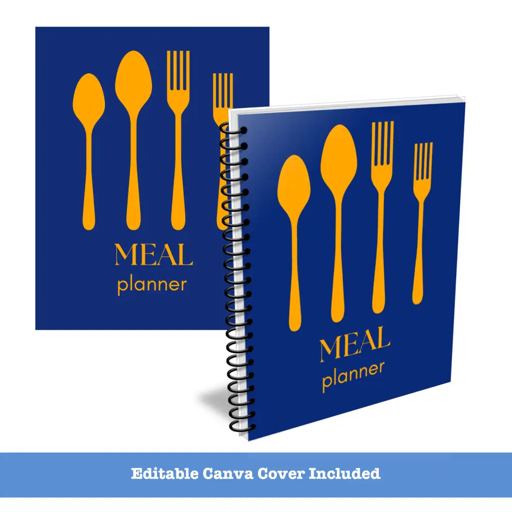 Premium Meal Planner - Plr With Canva Template Printable Planners