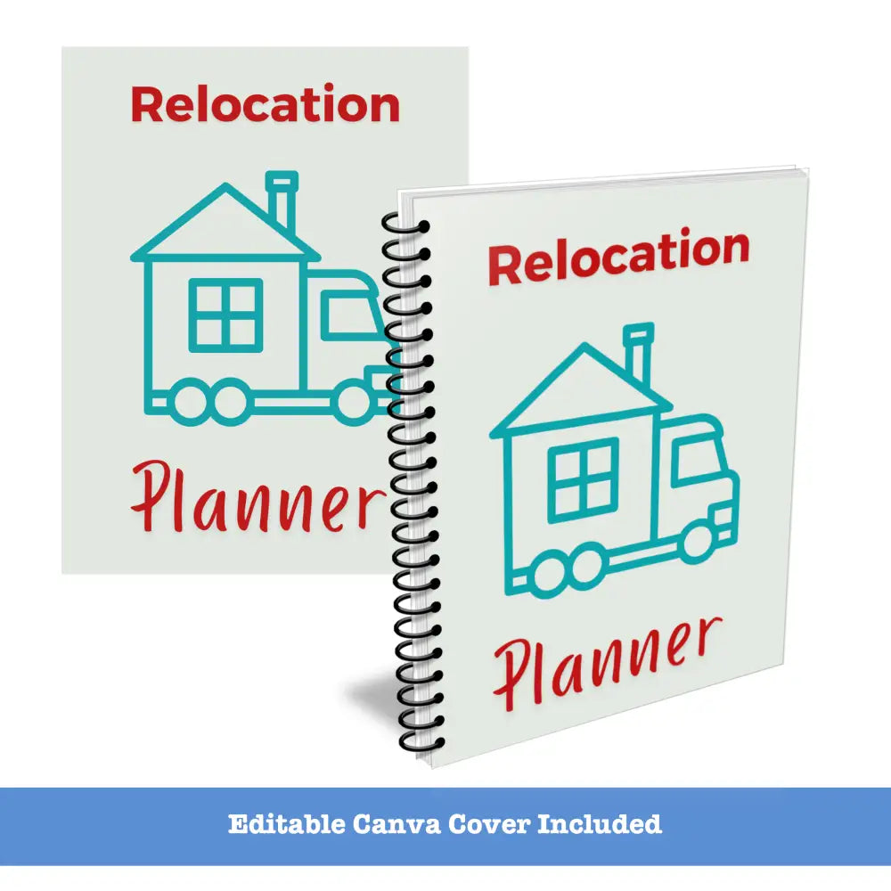 Premium Relocation Planner - Plr With Canva Template Printable Planners