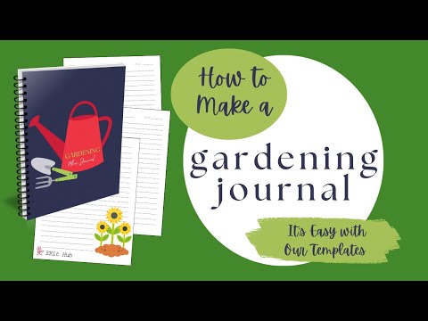 Gardening Journal Template Canva Mini PLR Journal Gardening Journal Template Canva Mini PLR Journal