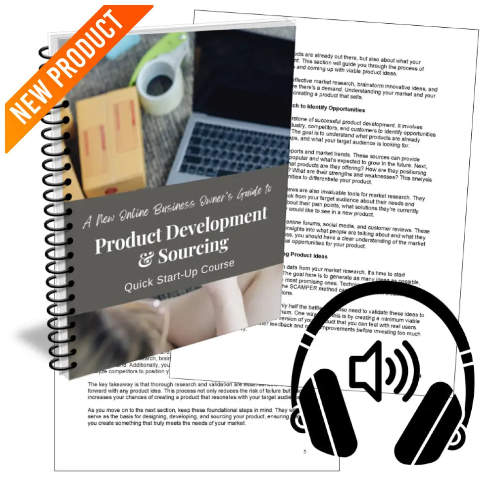 Product Development and Sourcing Plr Course Report