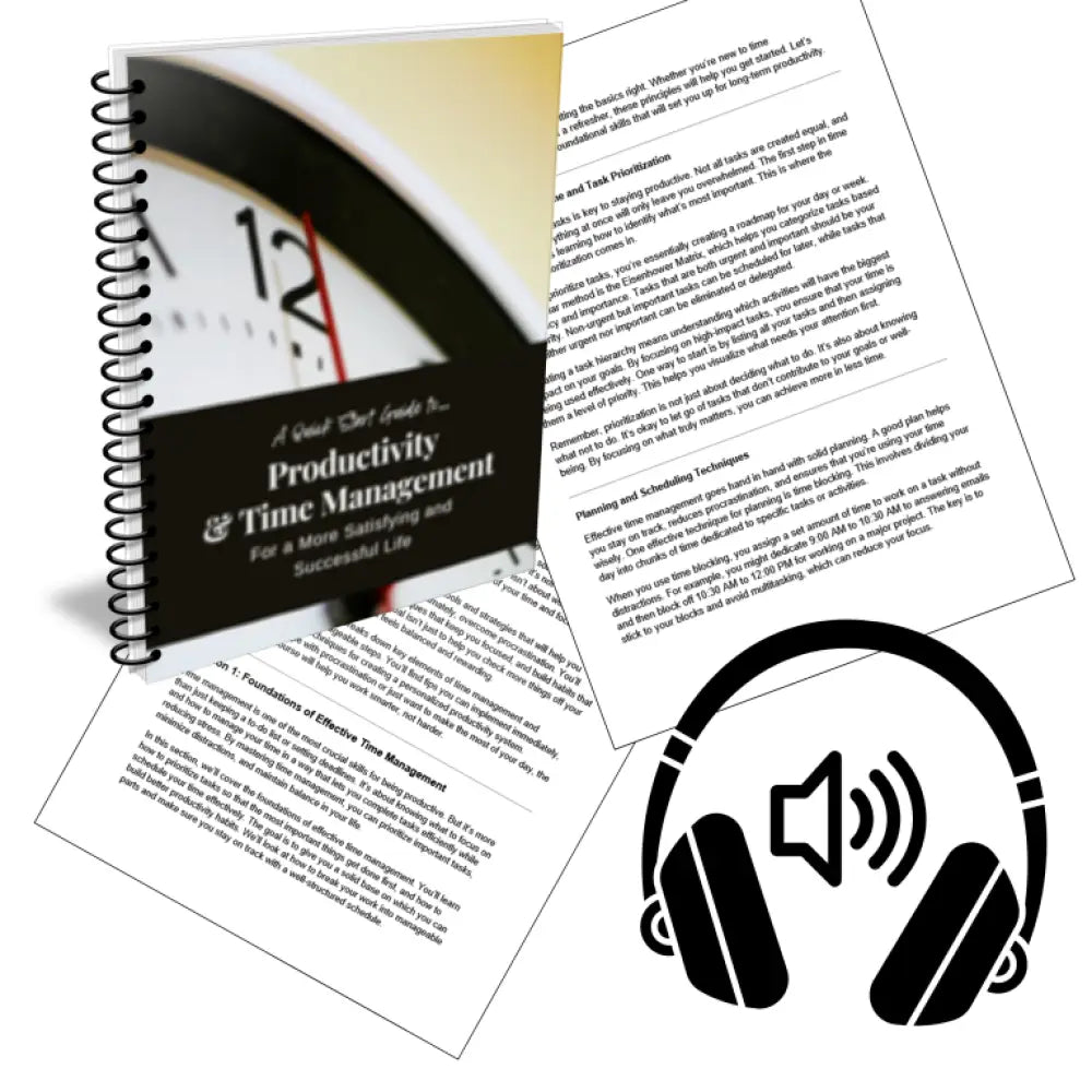 Productivity & Time Management Plr Course Report