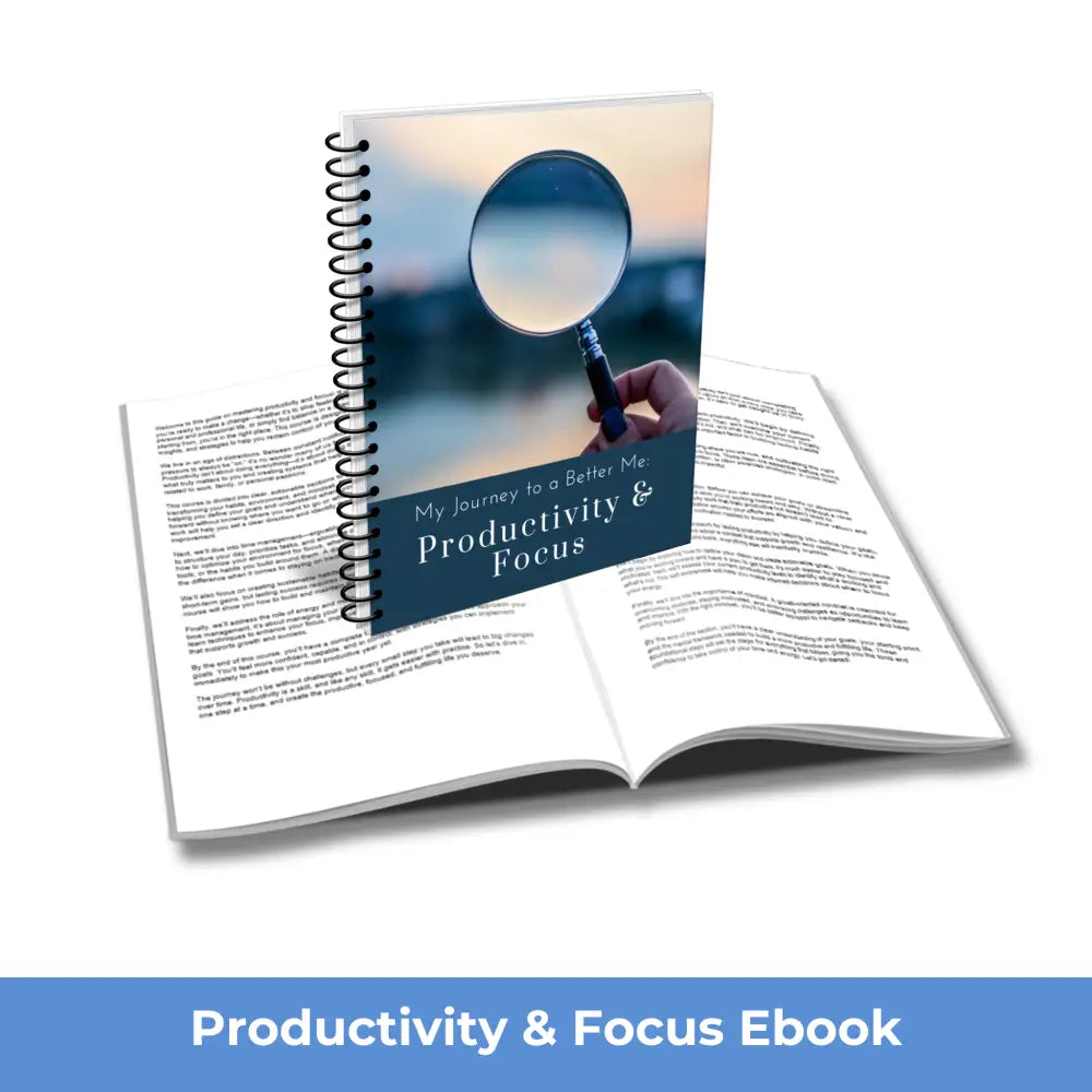 Productivity & Focus - A Better Me PLR Course PLR Reports