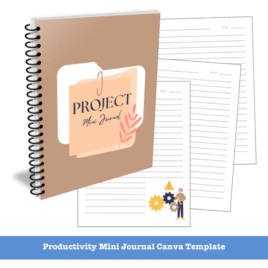 Project Canva Journal Template - Mini Plr Templates