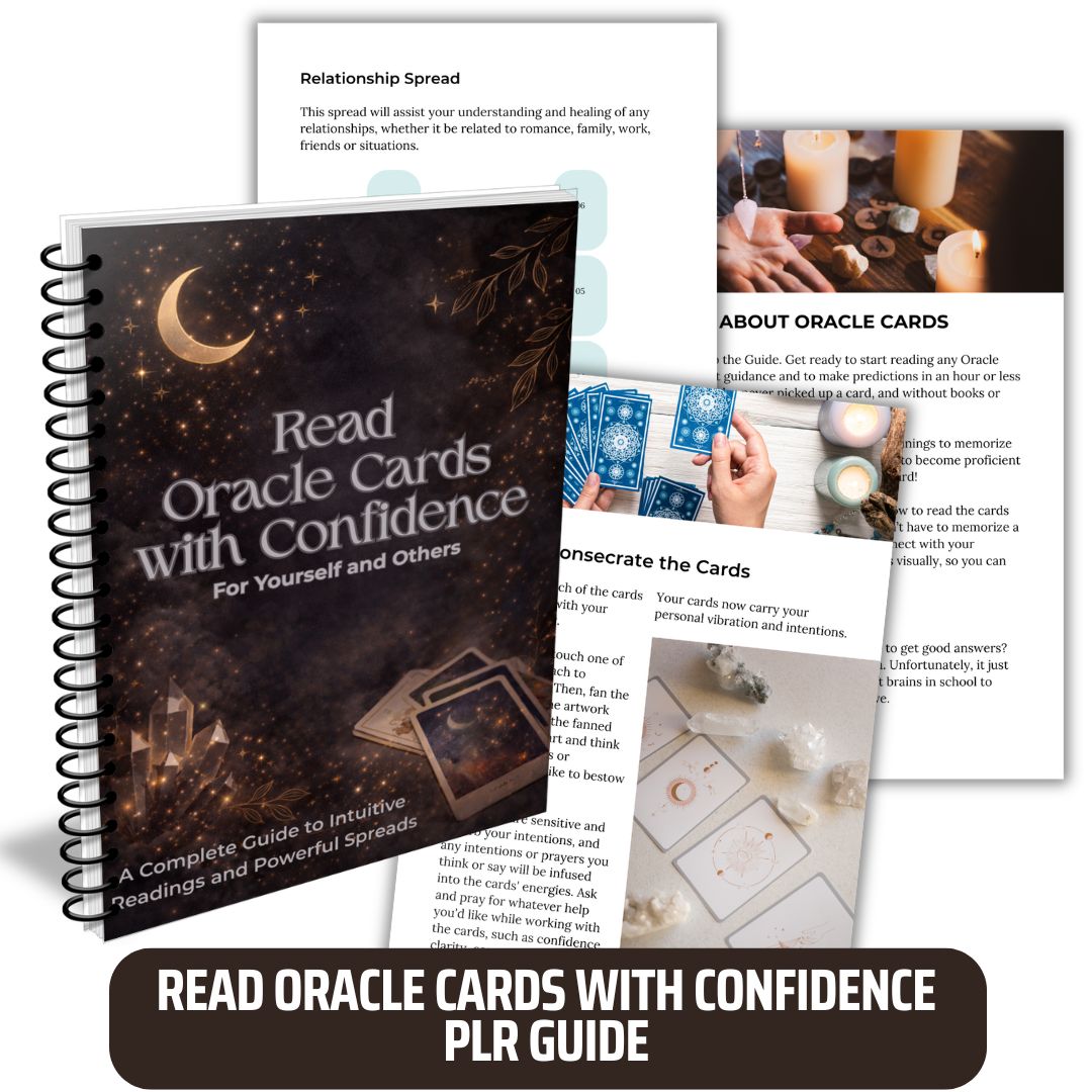 Read Oracle Cards with Confidence PLR Guide