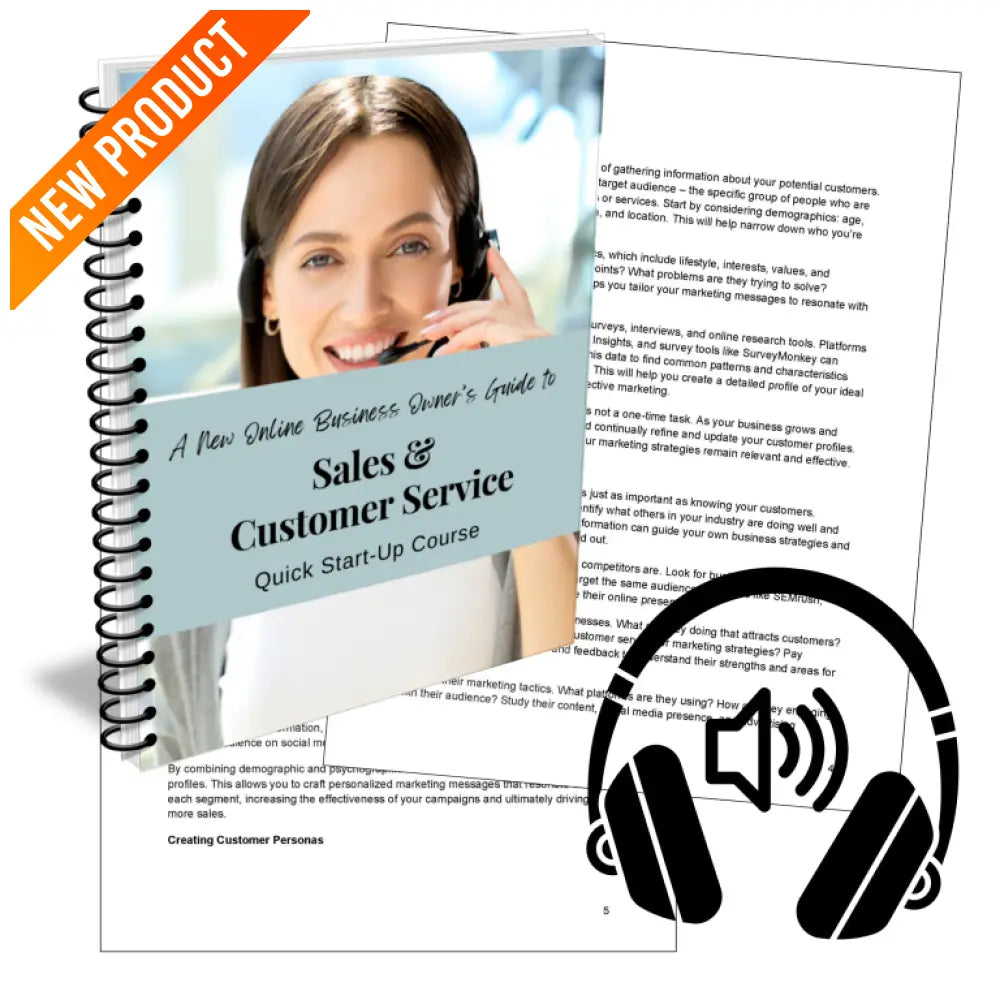 Sales and Sustomer Service PLR Course