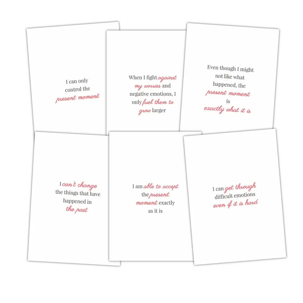 Self-Acceptance Affirmations - Plr Card Deck Business Templates