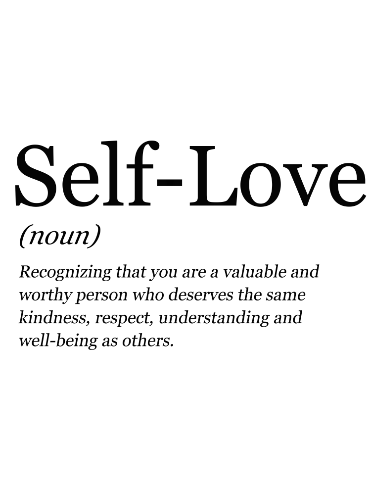 Self-Love PLR Poster Graphic for Print-on-Demand Wall Art and More