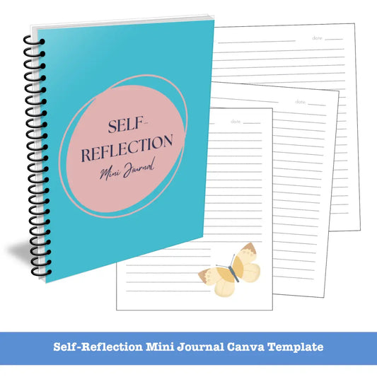 Self-Reflection Canva Journal Template - Mini Plr Templates