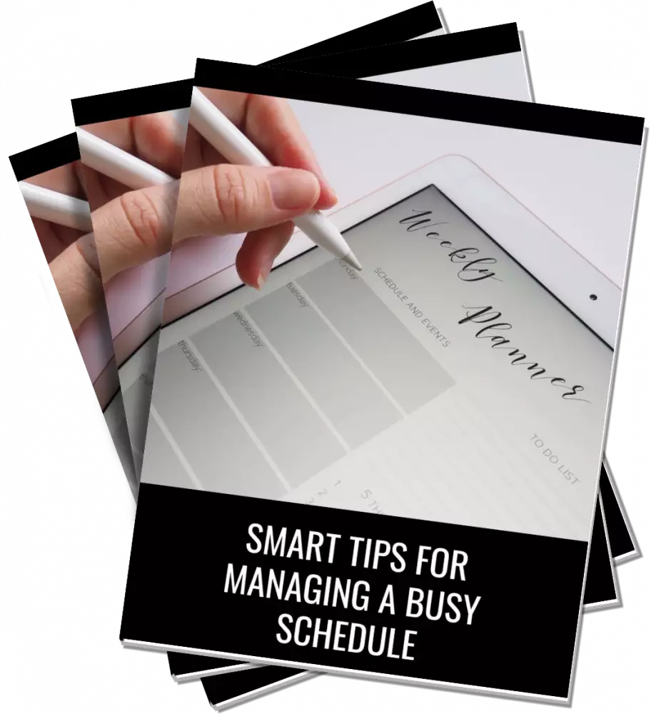 Smart Tips For Managing A Busy Schedule Plr Report - Personal Development Content With Private Label