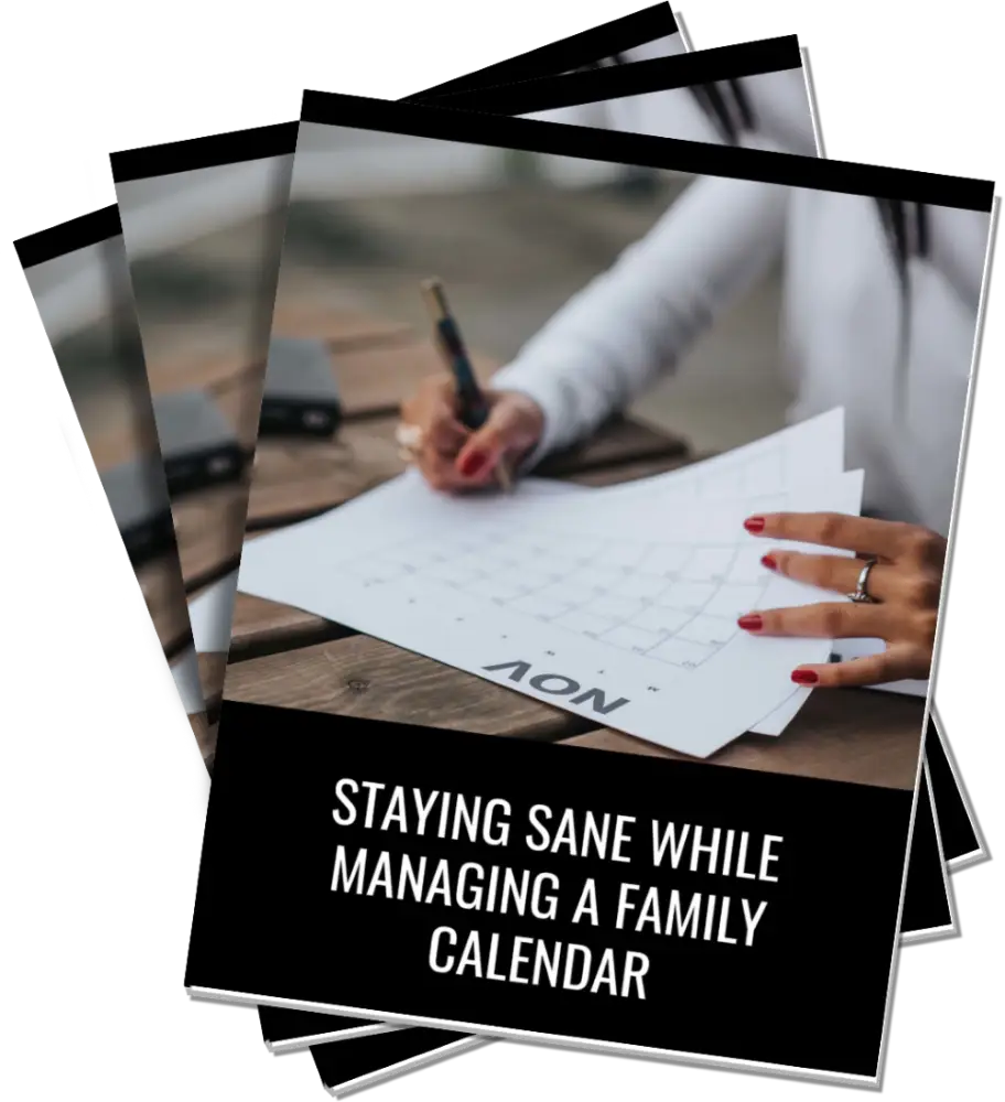 staying sane while managing a family calendar plr report